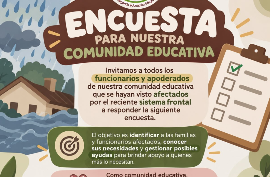 📢 ¡Atención, comunidad educativa!